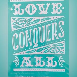 8 1/2” x 11” brand new transfer ( chalk stencil)